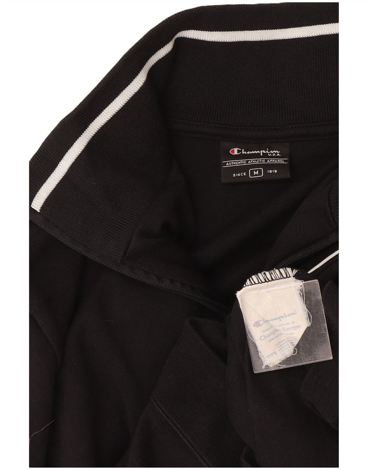 Champion Chaqueta de chándal para mujer UK 14 Mediana Algodón negro