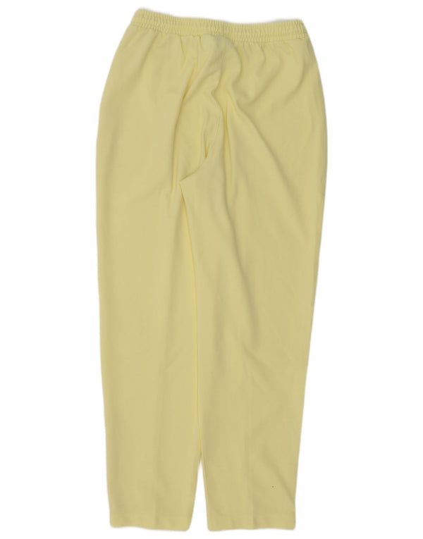 LOTTO Womens Tracksuit Trousers UK 18 XL Yellow Polyester
