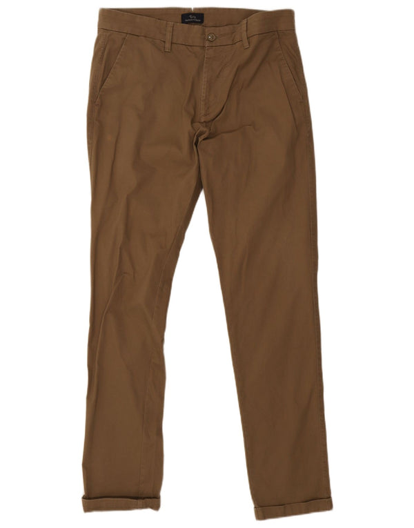 Harmont & Blaine Pantalón chino ajustado para hombre W34 L31 Marrón