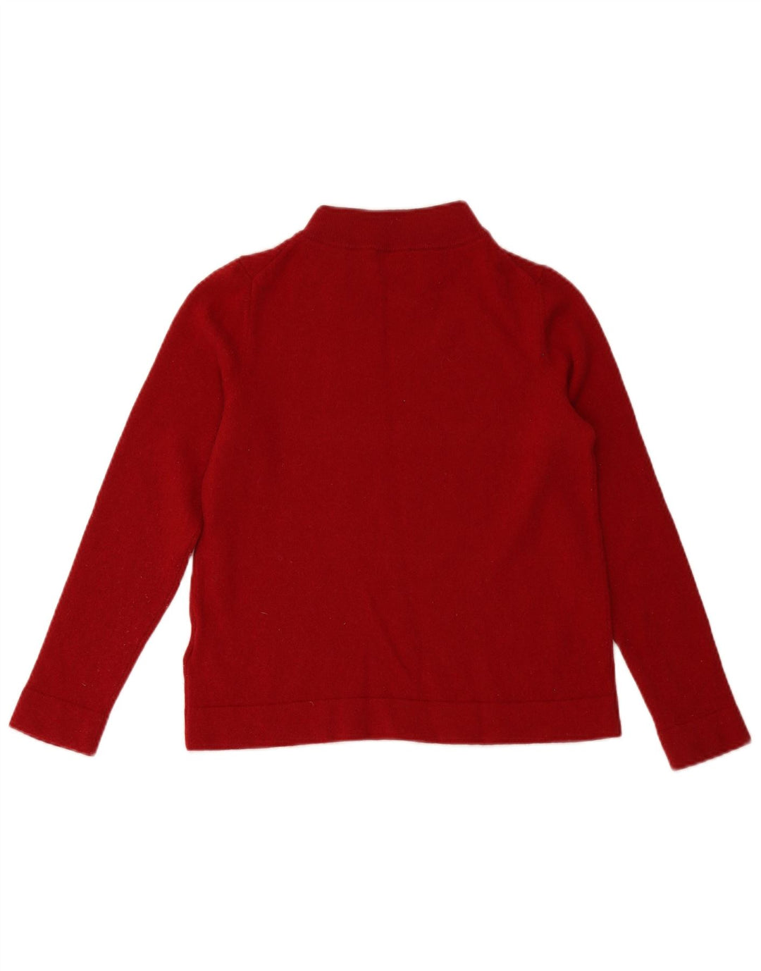 HOBBS Suéter de cuello alto para mujer UK 12 Medium Red Wool