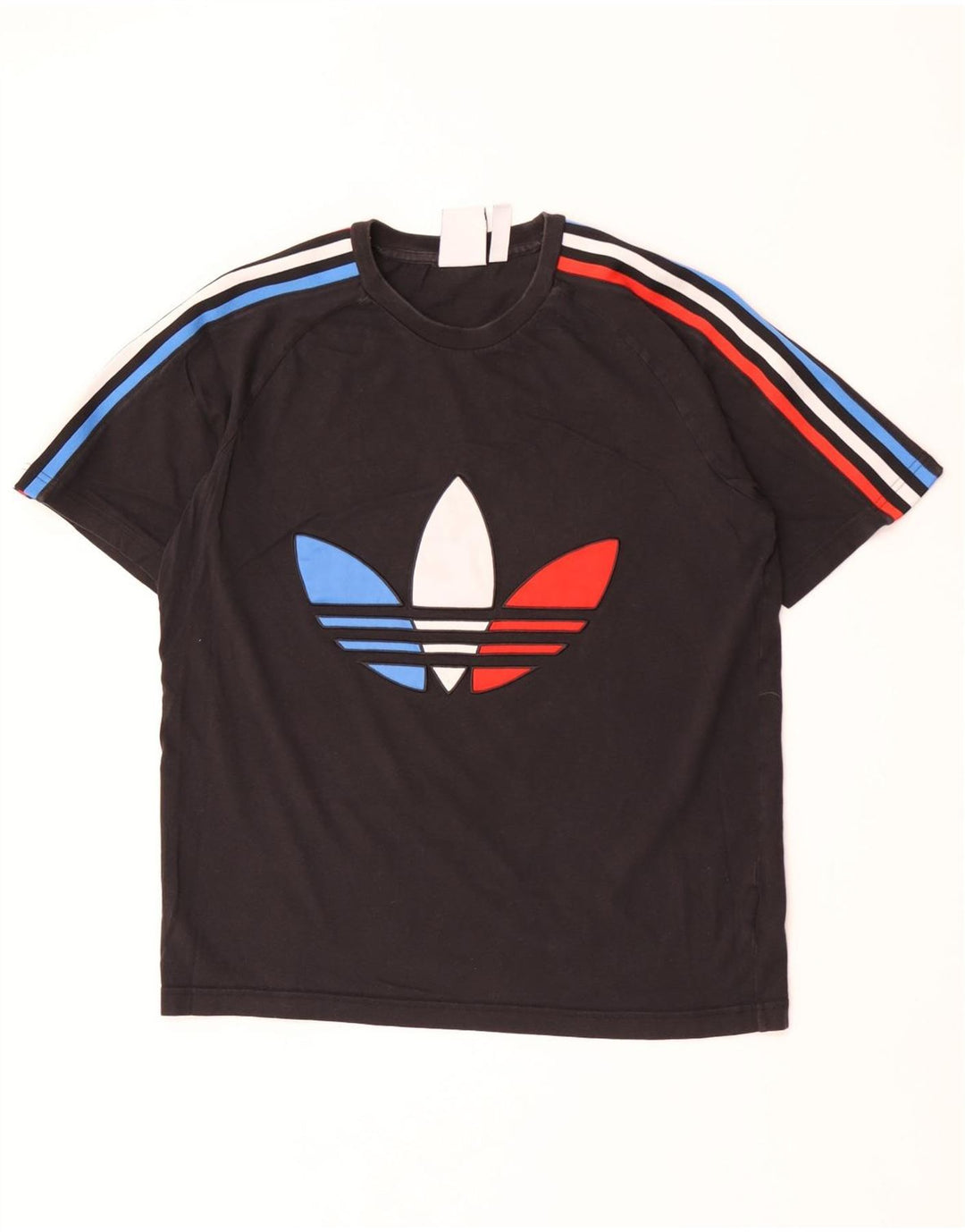 Adidas - Camiseta gráfica para hombre, talla mediana, algodón negro