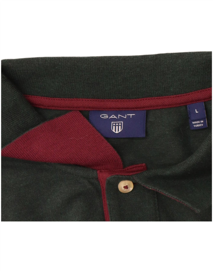 Gant Polo Hombre Large Caqui Algodón