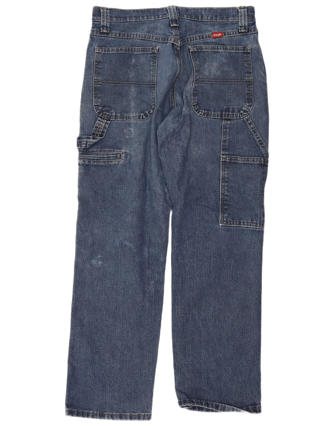 Vaqueros Wrangler Cargo Rectos Para Hombre W30 L30 Algodón Azul