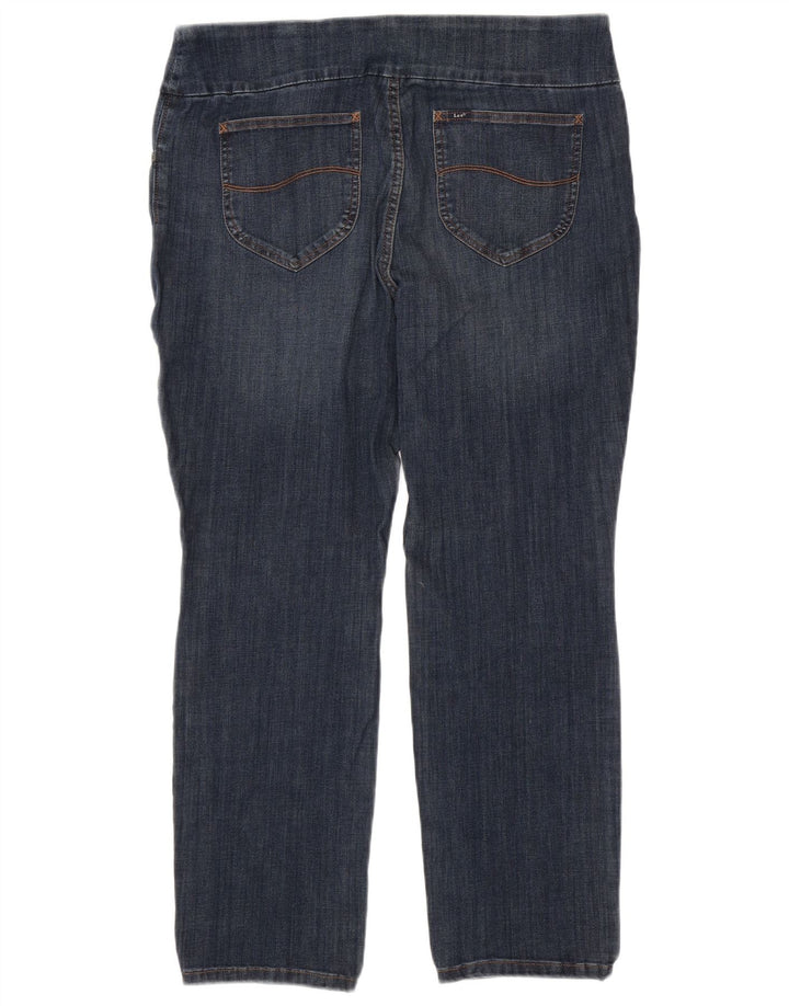 LEE Jeans ajustados para mujer Sculpting Mid Rise US 18 2XL W36 L29 Azul marino