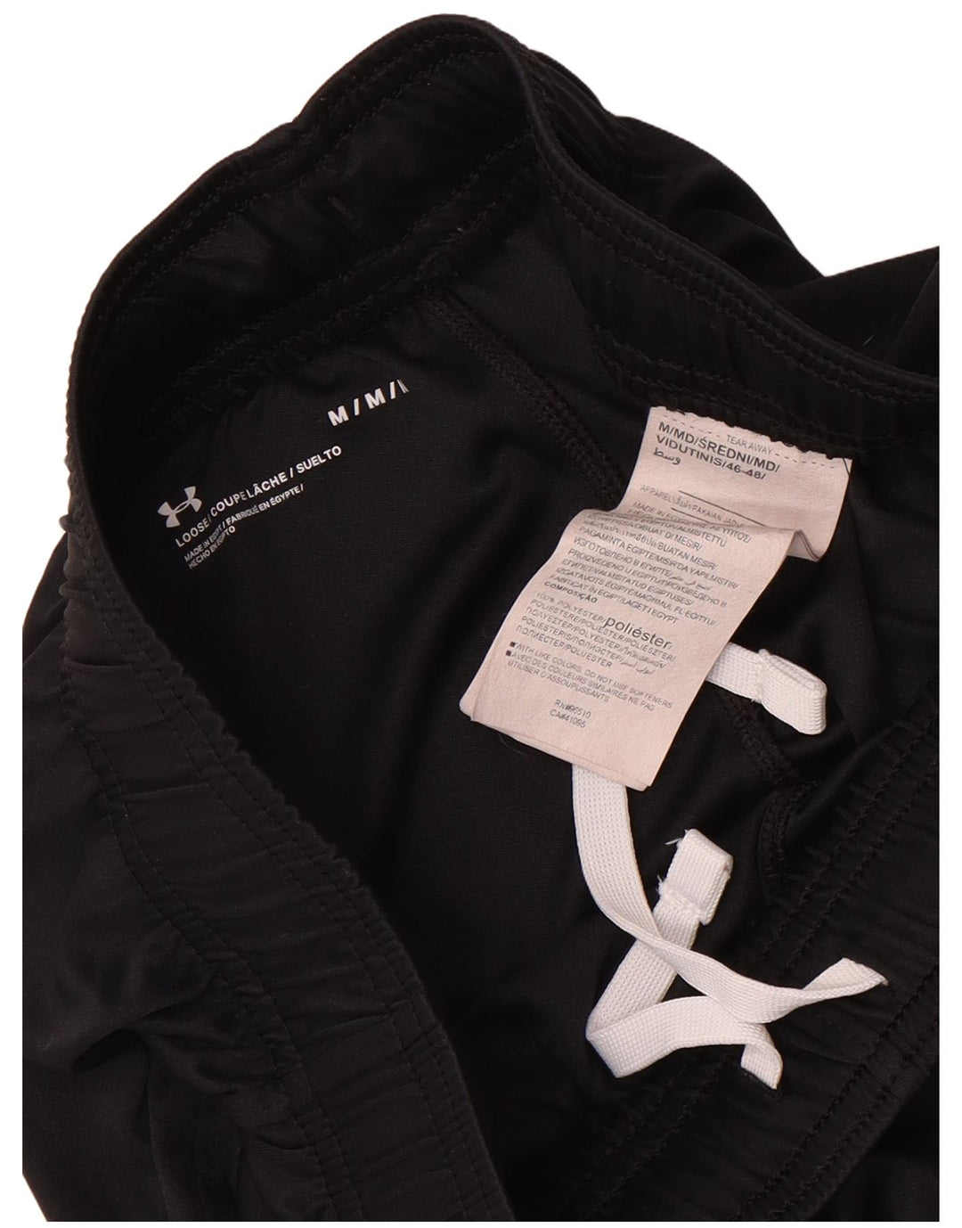 Under Armour Pantalones cortos deportivos para hombre Poliéster negro mediano