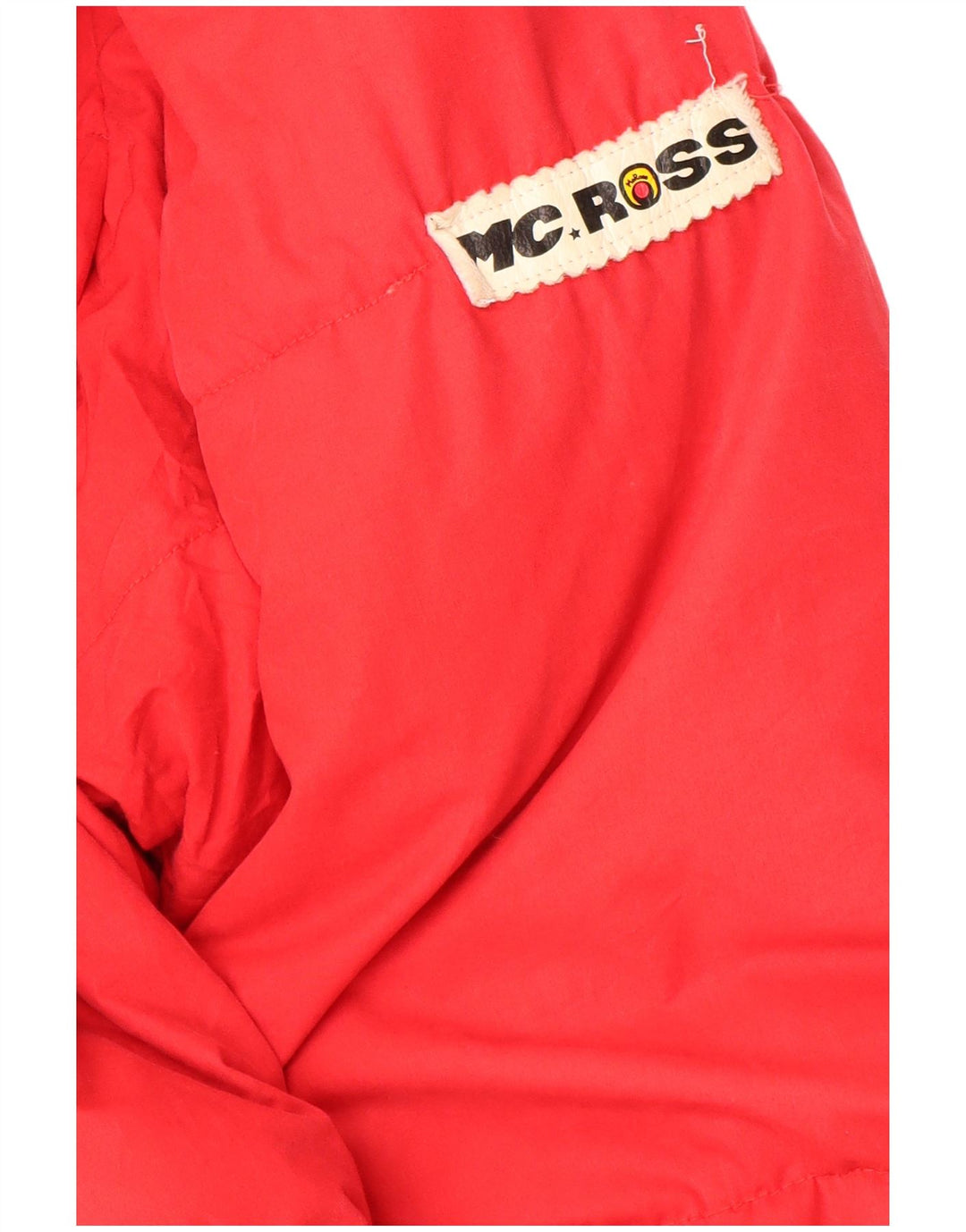MC Ross Chaqueta acolchada con capucha para hombre UK 36 Small Red Cotton