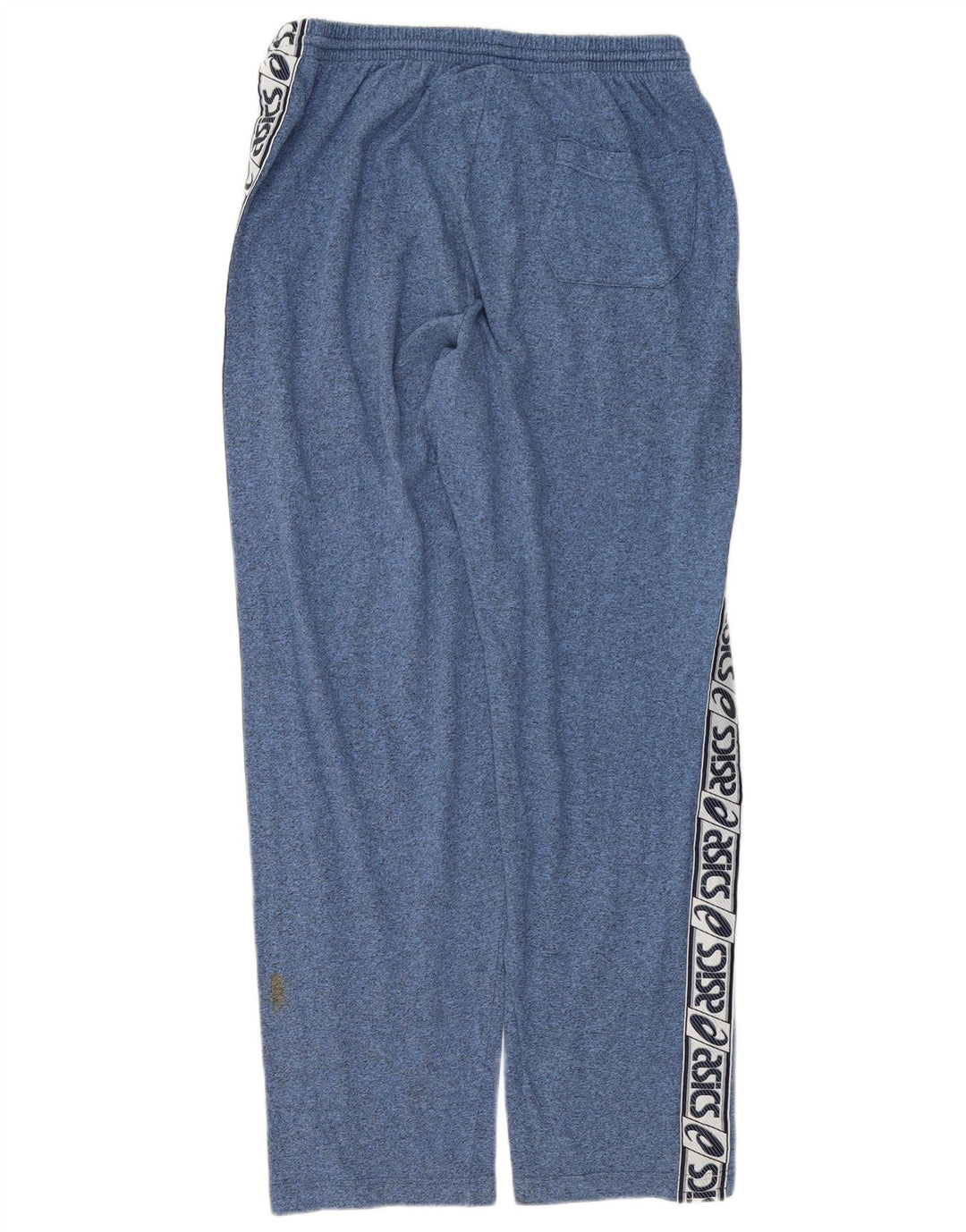 Asics Hombre Pantalones De Chándal Gráfico Grande Azul Marino Algodón