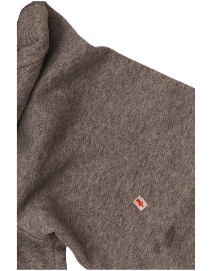 PUMA Jersey con capucha gráfica para hombre de algodón gris medio