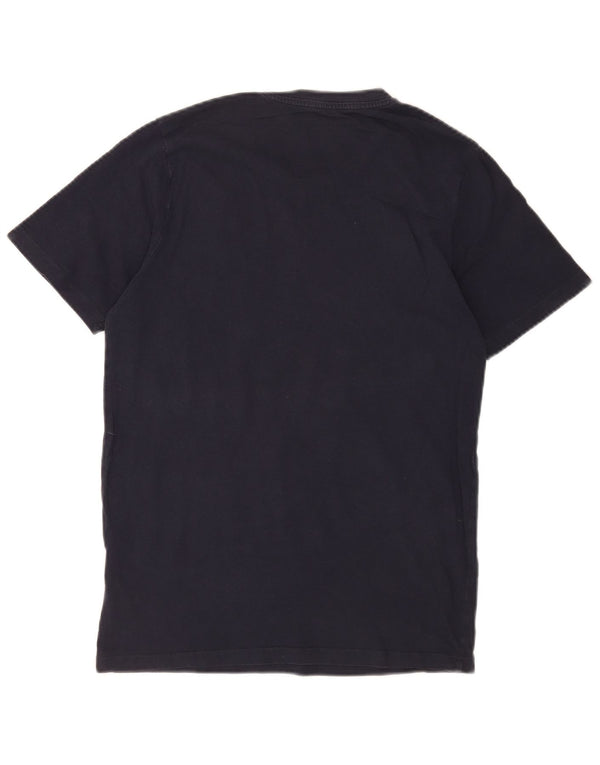 Jack & Jones Hombre Slim Fit Camiseta Top Small Azul Marino Algodón