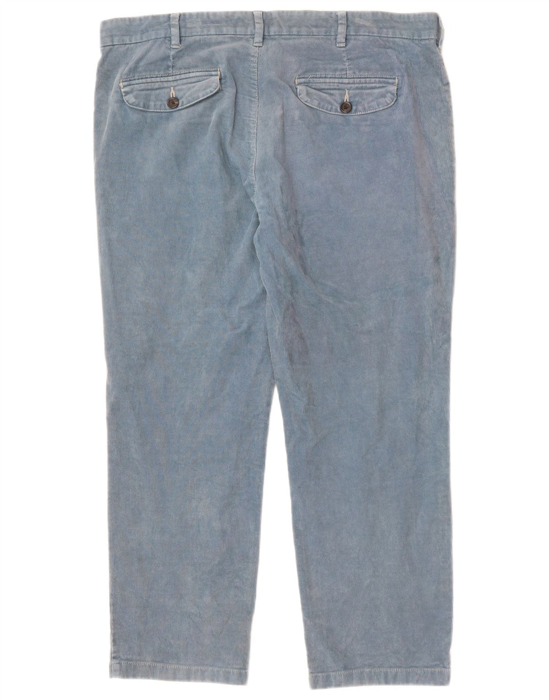 MARKS & SPENCER Pantalones rectos de pana para hombre W40 L29 Azul