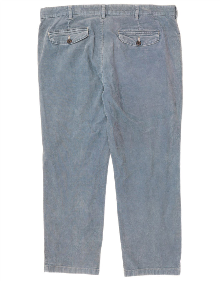 MARKS & SPENCER Pantalones rectos de pana para hombre W40 L29 Azul