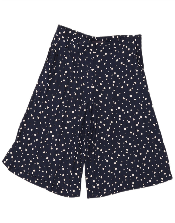 Marks & Spencer Bermudas para mujer UK 12 Medium W32 Azul marino manchado