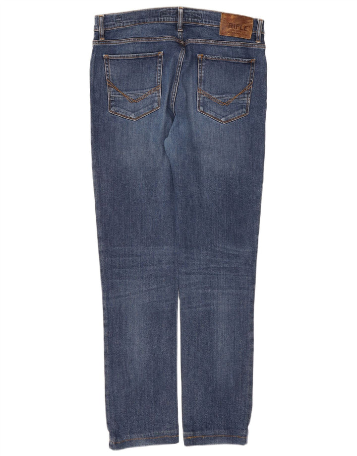 Vaqueros ajustados para hombre Rifle W36 L32 Algodón azul
