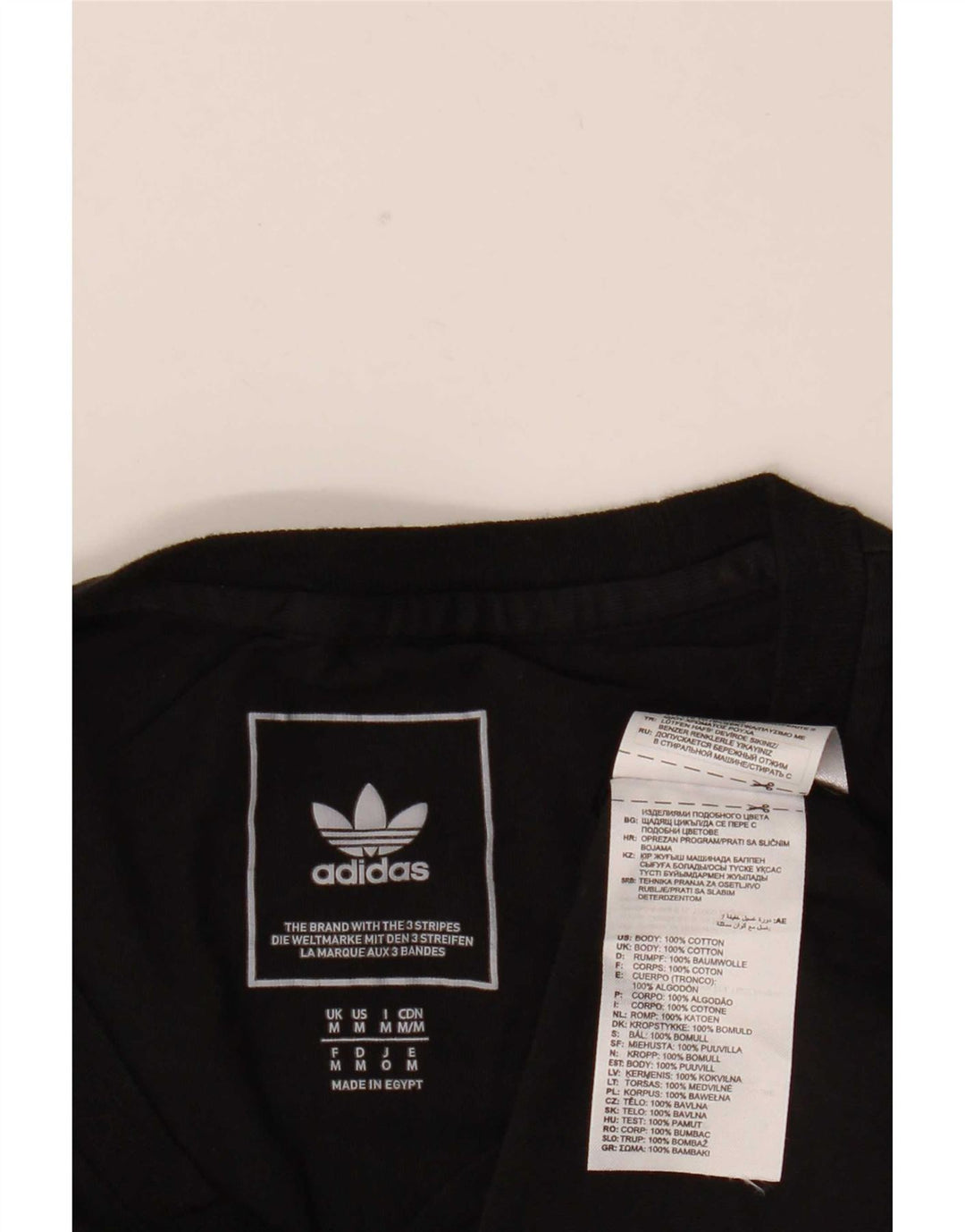 Camiseta Adidas Hombre Top Medium Negro Algodón