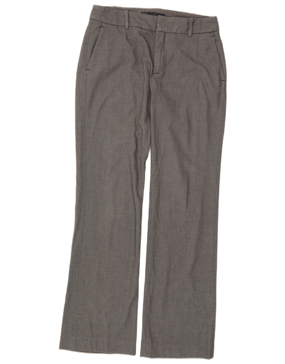 Zara Mujer Pantalón Chino Bootcut EU 40 Medium W30 L32 Gris Manchado