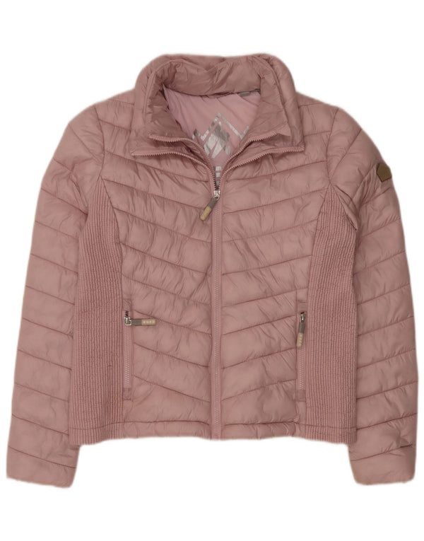 SUPERDRY Chaqueta acolchada para mujer UK 46 Large Pink Nylon