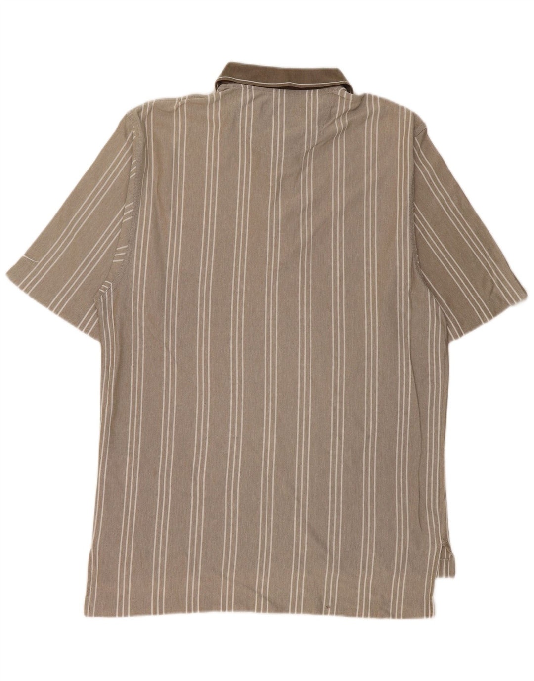 NIKE Polo Hombre ES 39/41 Medium Beige Rayas