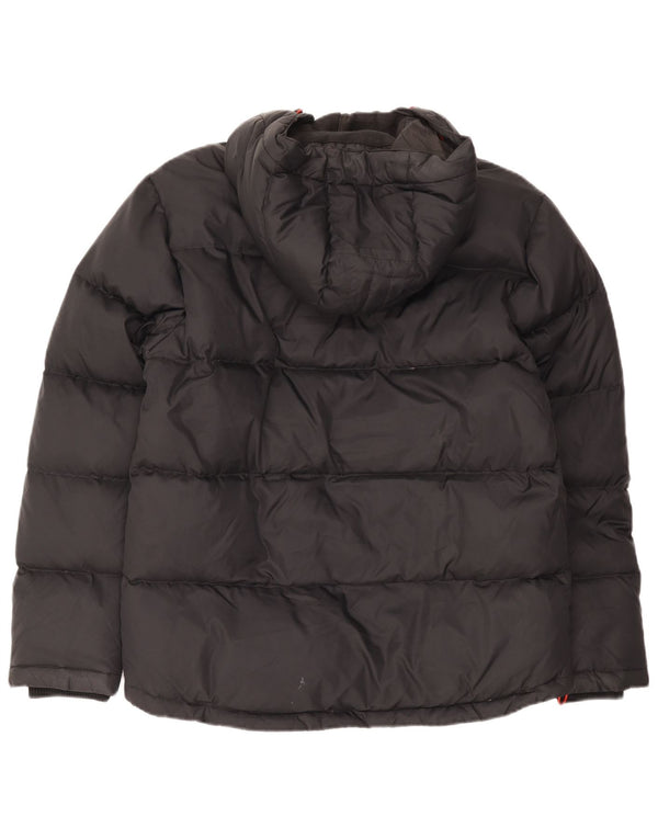 Chaqueta acolchada con capucha para hombre Mountain Warehouse UK 38 Medium Nylon negro