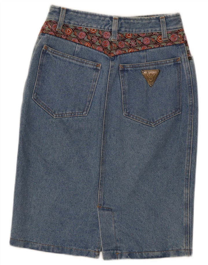 Falda vaquera Swinger para mujer IT 41 Medium W27 Algodón azul