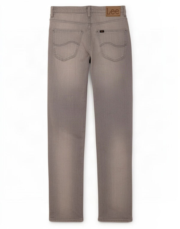Vaqueros Lee Brooklyn Rectos Mujer W32 L32 Algodón Gris