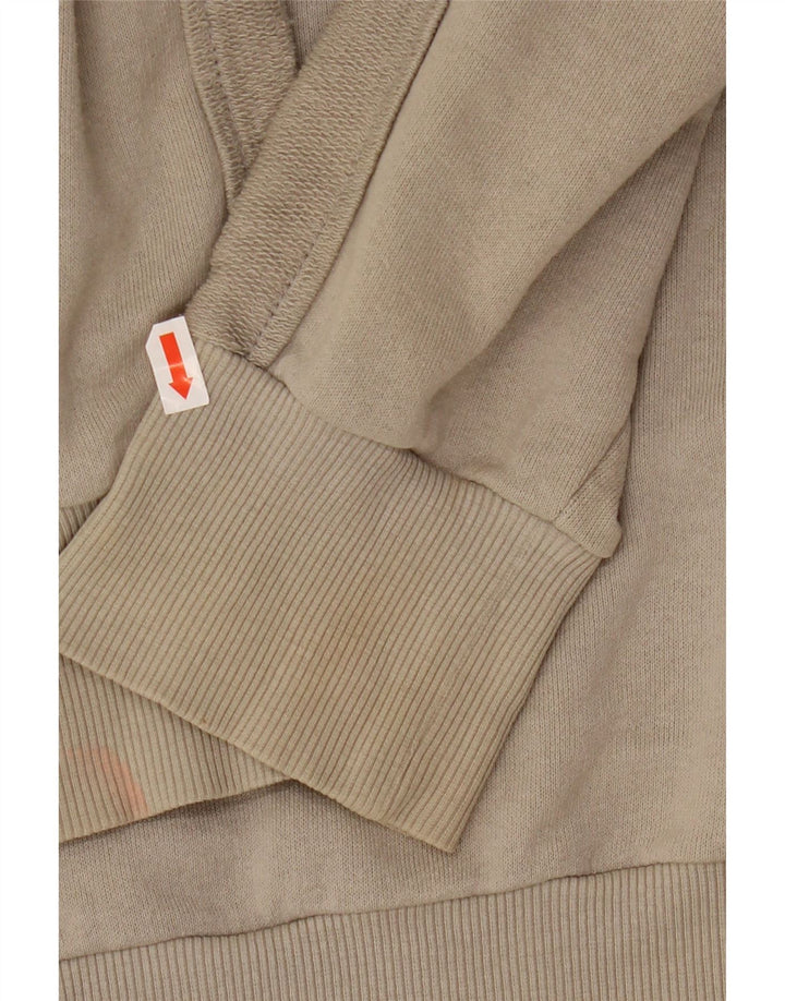 PUMA Jersey con capucha gráfica para hombre, tamaño grande, algodón gris