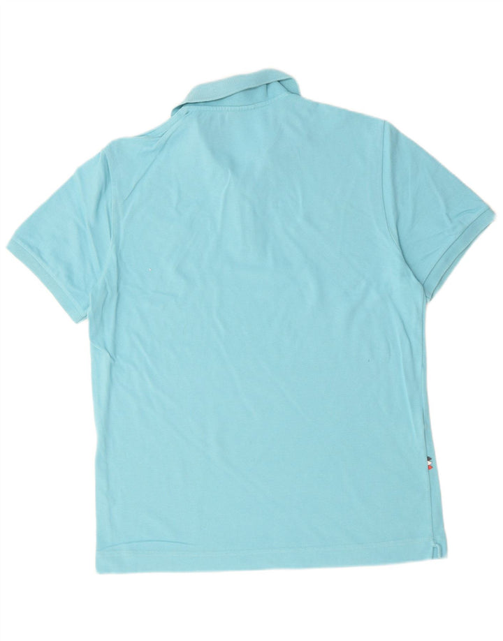 Polo LACOSTE para hombre talla 4 algodón azul medio