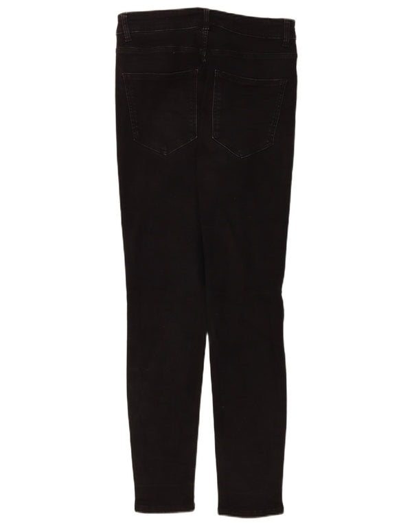Zara Vaqueros pitillo para mujer EU 40 Medium W30 L27 Algodón negro