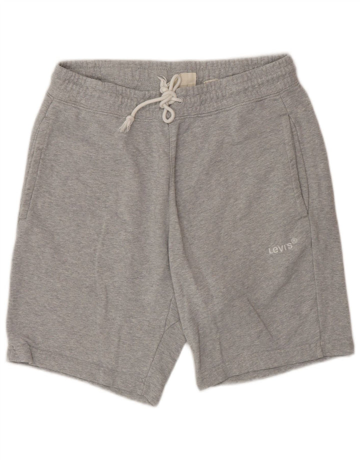 Levi's Pantalones cortos casuales para hombre pequeños W29 algodón gris