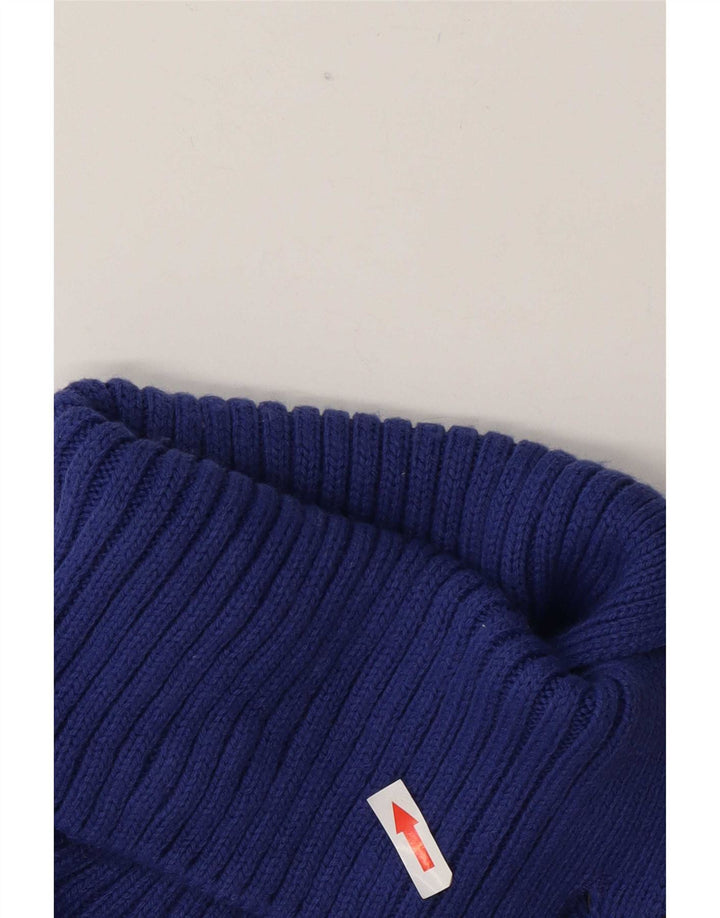 Marks & Spencer Jersey con cuello vuelto para mujer UK 10 Small Acrílico azul
