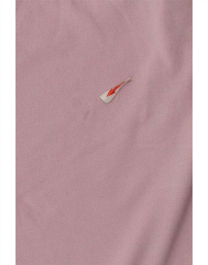French Connection Polo de corte regular para hombre de algodón rosa medio