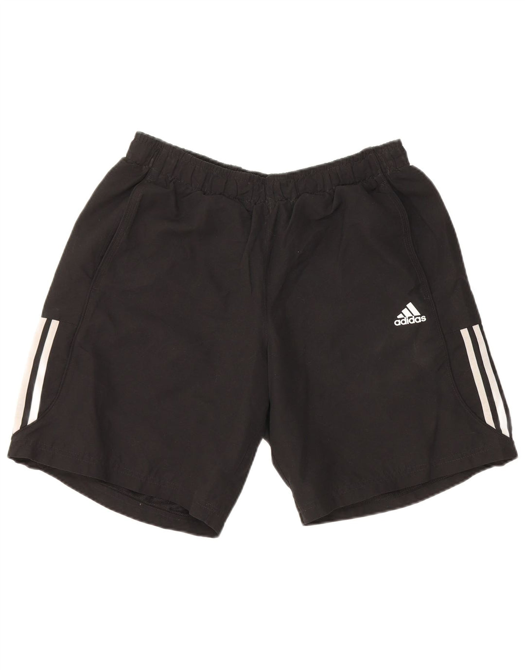 ADIDAS Pantalones cortos deportivos Climalite para hombre Poliéster negro grande