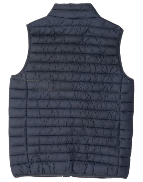Crew Clothing Chaleco acolchado para hombre UK 36 Small Azul marino Nylon