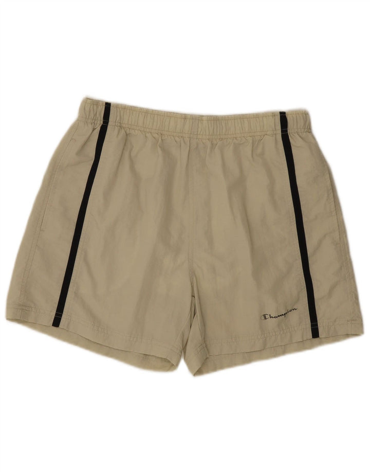 Champion Bañador para hombre, talla grande, color beige