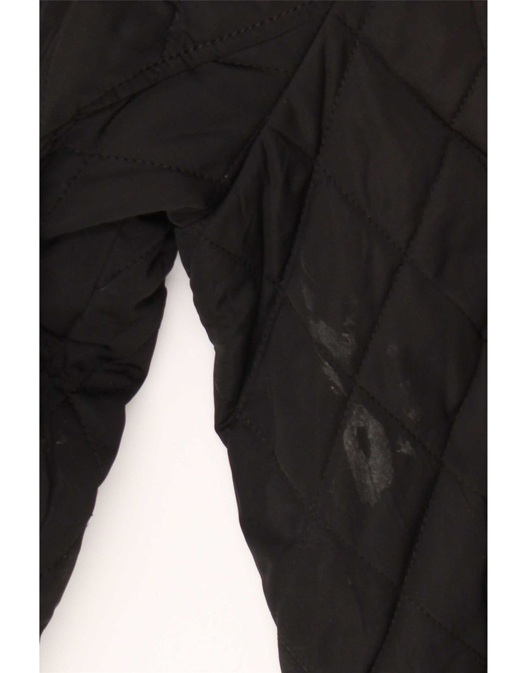 Zara Hombre Chaqueta Acolchada UK 38 Mediano Negro Poliéster