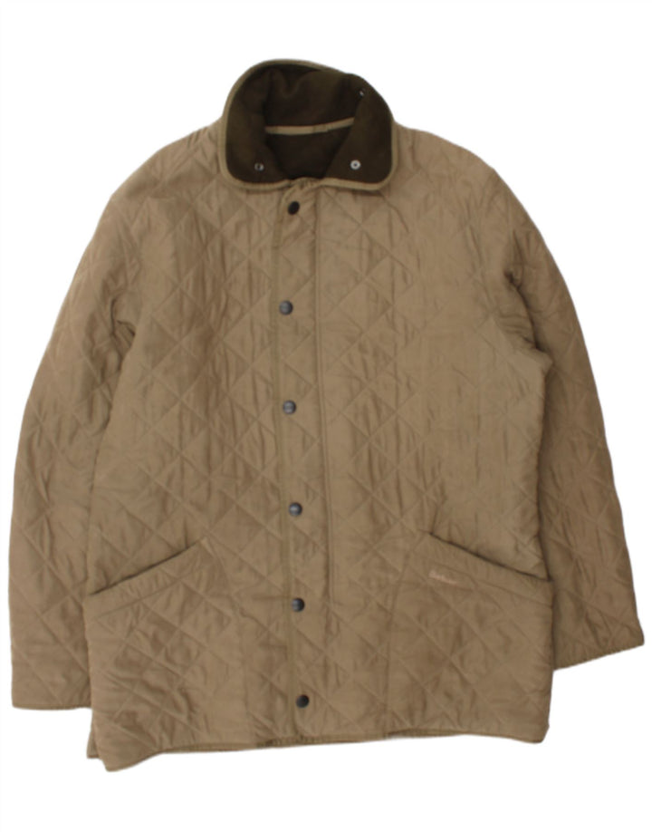 Barbour Chaqueta acolchada para hombre UK 42 XL Poliéster beige