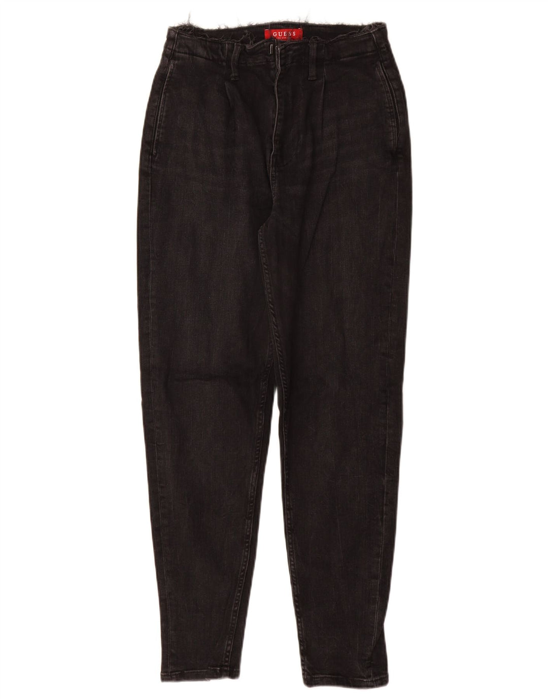 Vaqueros Guess Mujer Tapered W26 L28 Algodón Negro