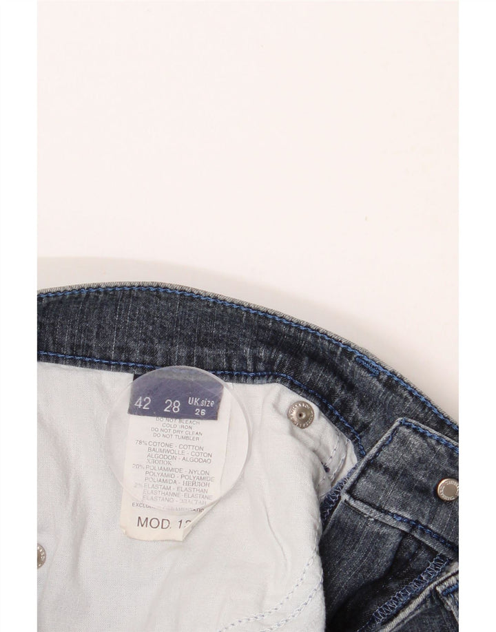 TRUSSARDI Womens Straight Jeans W28 L27 Blue Cotton Vintage Trussardi and Second-Hand Trussardi from Messina Hembry 