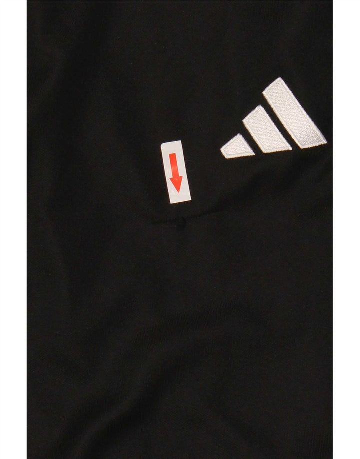 Adidas - Pantalones de chándal ajustados para hombre, talla grande, poliéster negro