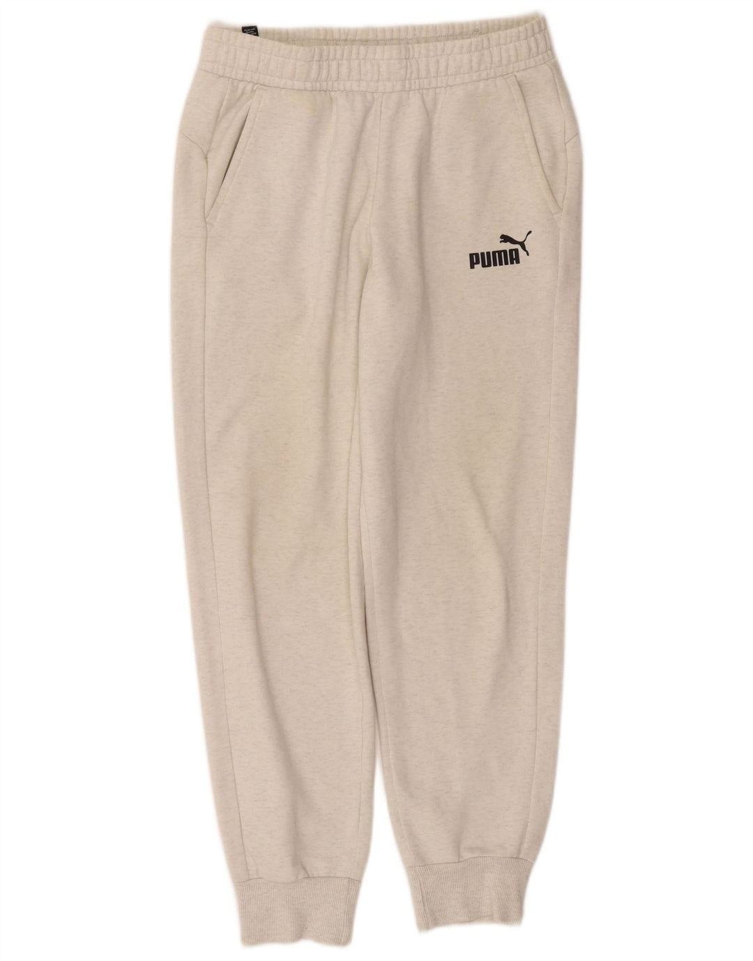 Pantalones De Chándal Puma Joggers Medium Blanco Algodón Hombre
