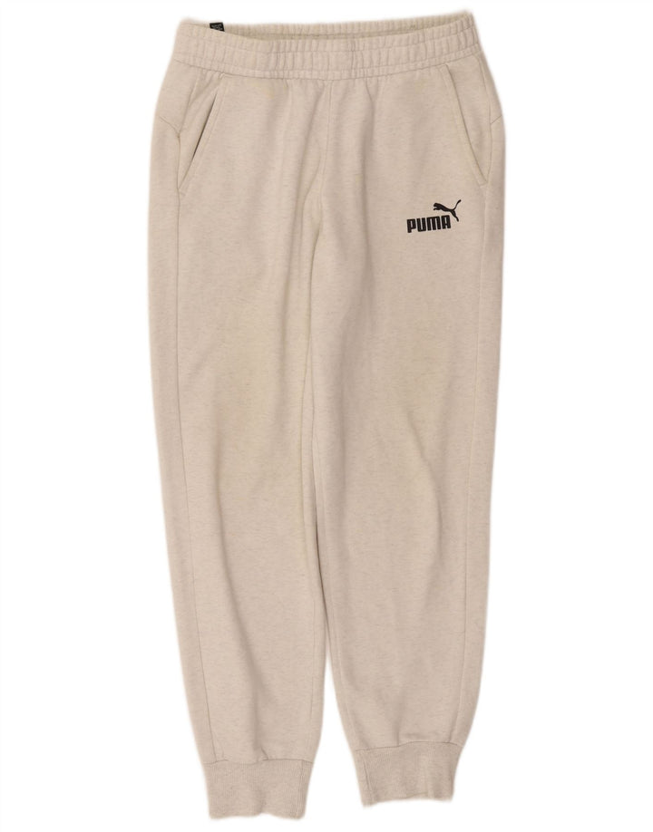 Pantalones De Chándal Puma Joggers Medium Blanco Algodón Hombre