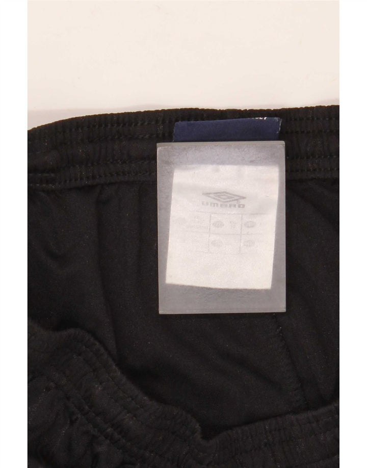 Umbro Pantalones cortos deportivos para hombre UK 38/40 2XL Negro Poliéster