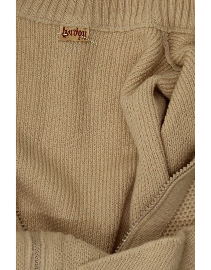 Gordon Suéter tipo cárdigan para hombre Poliéster beige medio