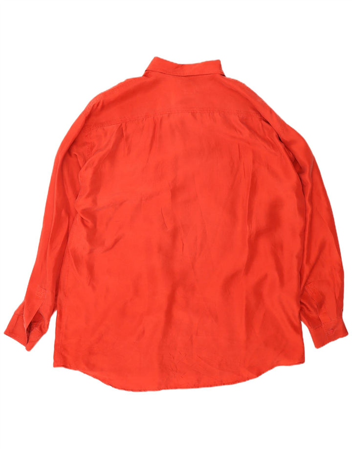 Camisa Brugi Hombre XL Seda Roja