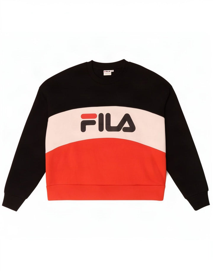 Fila - Sudadera gráfica para mujer, talla 40, talla M, multicolor