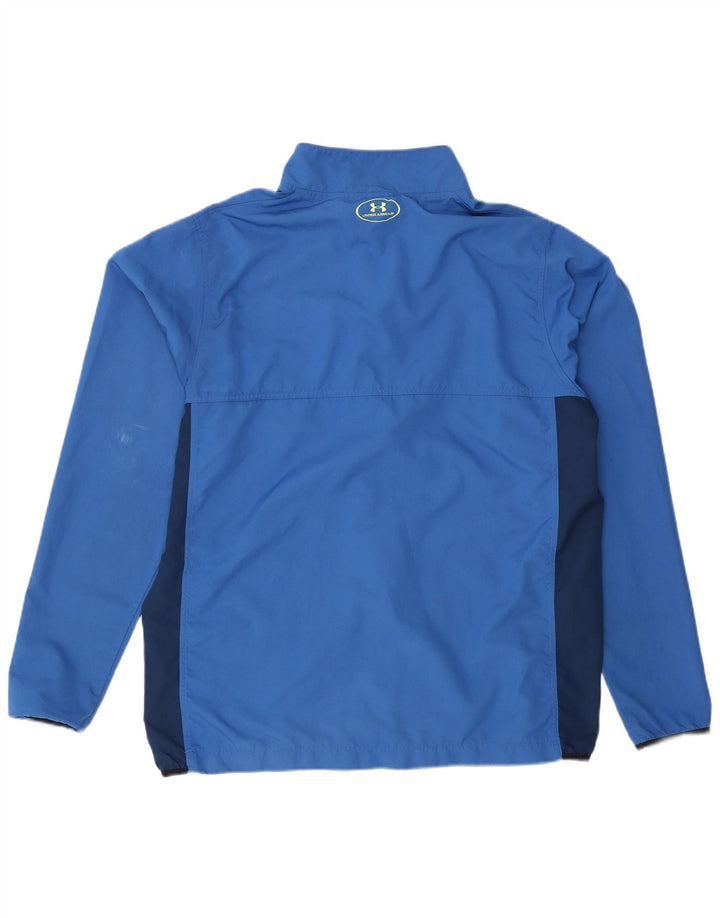 Under Armour Hombre Chándal Top Chaqueta Grande Azul Colorblock Poliéster