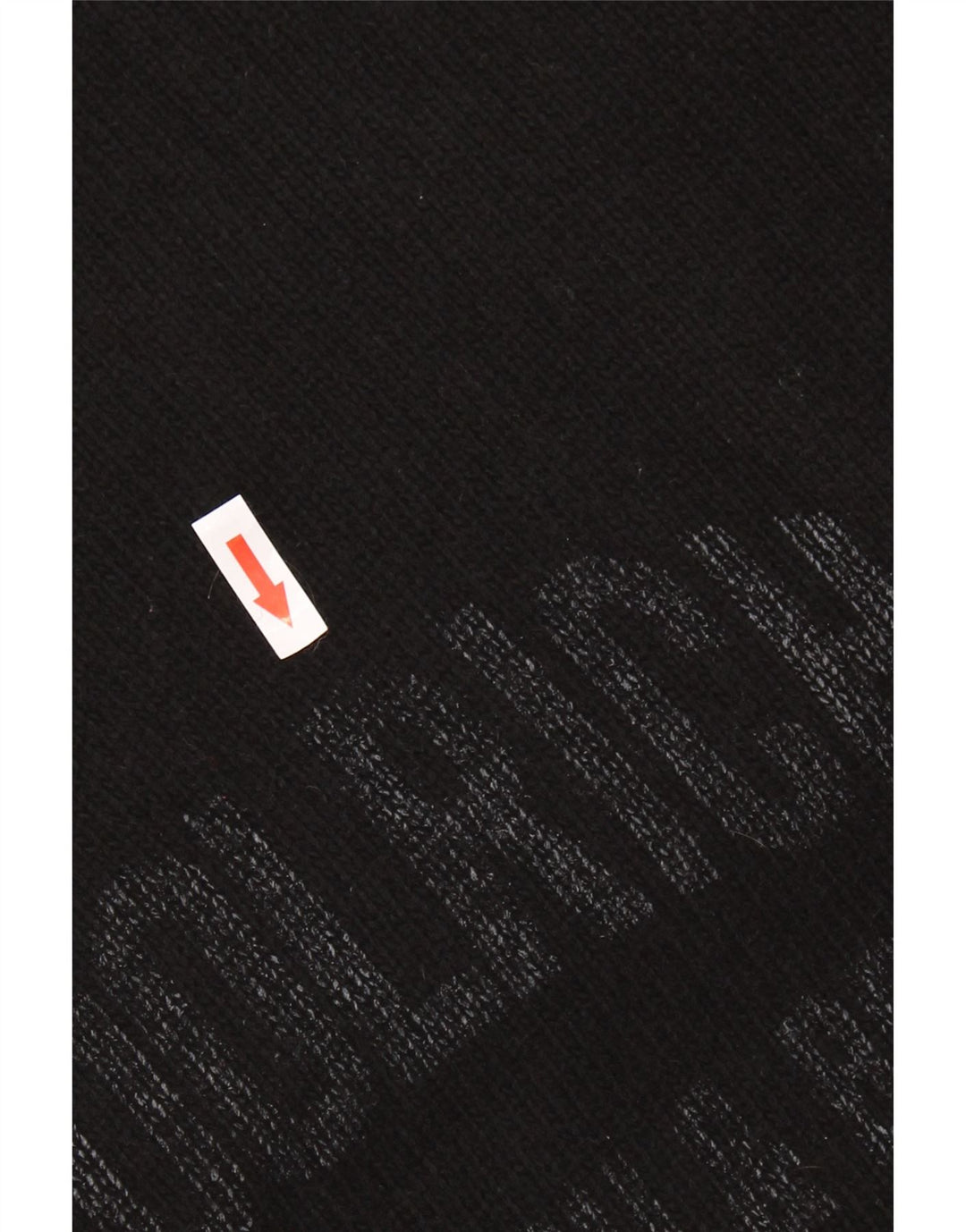 Woolrich Jersey con cuello redondo y gráfico para hombre XL Lana negra