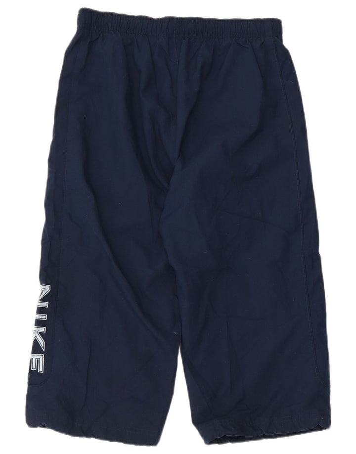 NIKE Bermudas gráficas para hombre, pantalones cortos deportivos, tamaño pequeño, poliéster azul marino