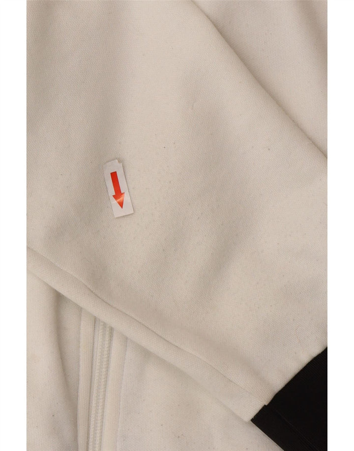 Nike - Chaqueta de chándal para hombre, color blanco medio, poliéster con bloques de color