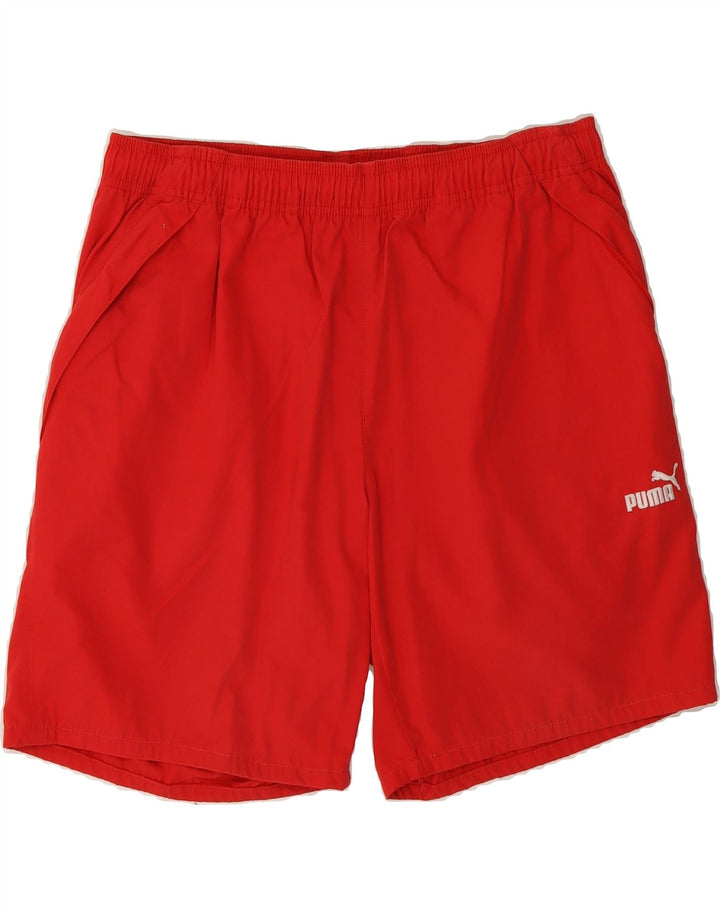 PUMA Mens Sport Shorts Medium  Red Vintage Puma and Second-Hand Puma from Messina Hembry 