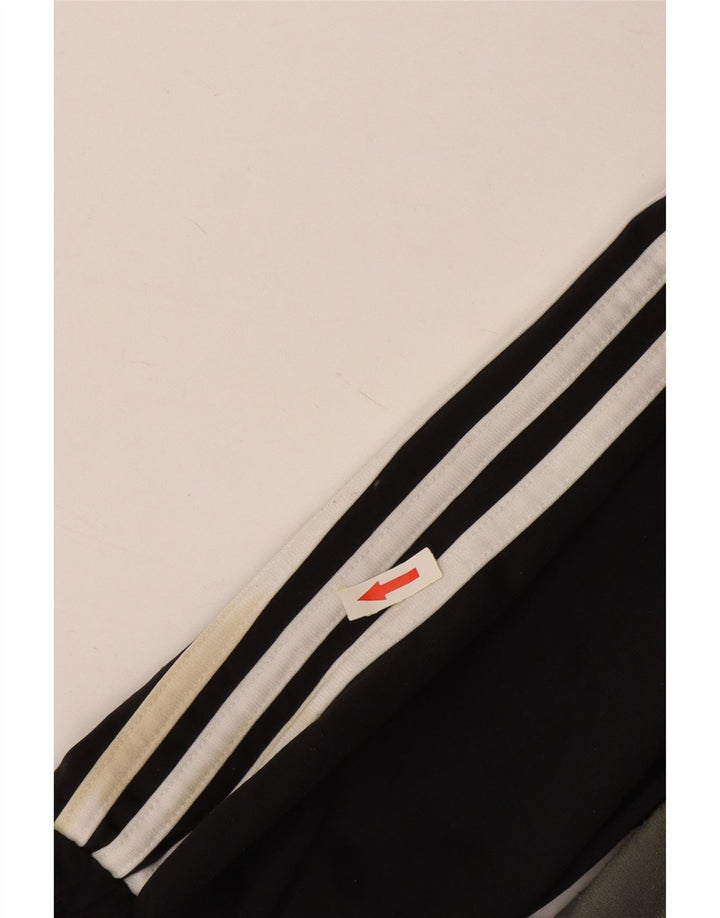 ADIDAS Chaqueta superior de chándal con gráfico para hombre UK 40/42 Medium Black Colourblock